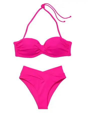 Купальник Mix and Match Twist Bandeau Bikini Forever Pink купити оригінал у Києві ціна в
