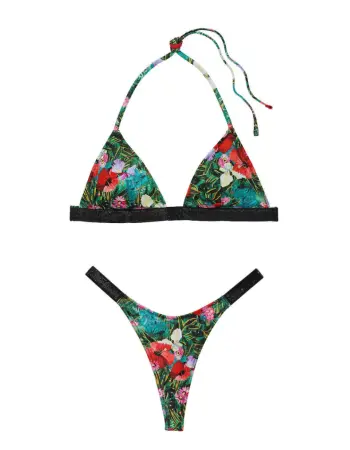 Купальник Shine Strap Triangle Bikini Tropical Floral купити оригінал ціна в Україні