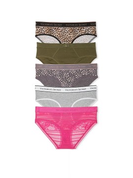 Набір трусиків 5-Pack Logo Cotton hiphugger Panties