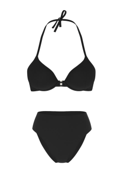 Купальник Essential Bombshell Add-2-Cups Push-Up Bikini Top Set Black