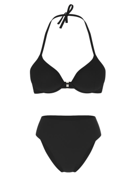 Купальник Essential Bombshell Add-2-Cups Push-Up Bikini Top Set Black