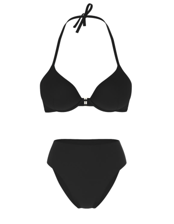 Купальник Essential Bombshell Add-2-Cups Push-Up Bikini Top Set Black