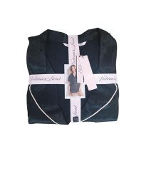 Піжама Victoria's Secret Satin Short Pajama Set Black Dot