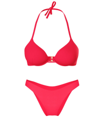 Купальник Essential Bombshell Add-2-Cups Push-Up Bikini Top Set Pink Island