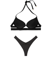 Купальник Archives Essential Banded Push-Up Bikini Top Set Black