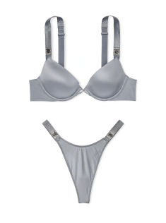 Комплект білизни Scattered Shine Strap Lightly Lined Low-Cut Demi Bra Set Asteroid Grey
