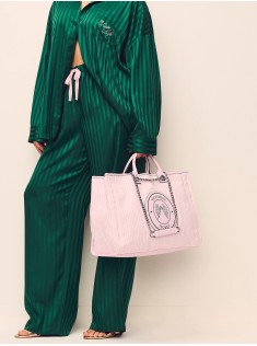 Сумка Chain Strap Tote Bag Iconic stripe