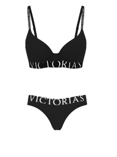 Комплект білизни Black T-shirt  push-up Full coverage Bra Set