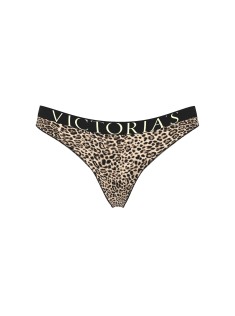 Трусики Exploded Logo Cotton Thong Panty Leopard