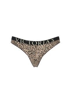 Трусики Exploded Logo Cotton Thong Panty Leopard