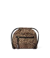 Косметичка Leopard Pink Cinch Makeup Bag