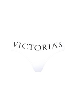 Трусики Exploded Logo Cotton Thong Panty White