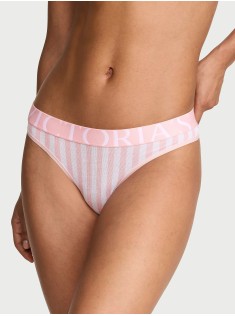 Трусики Exploded Logo Cotton Thong Panty Blossom Stripes