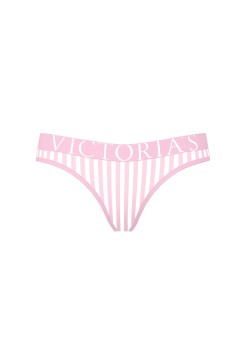 Трусики Exploded Logo Cotton Thong Panty Blossom Stripes
