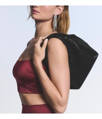 Сумка Diamanté Shine Slouchy Mini Bag