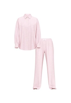 Піжама Modal-Cotton Long PJ Set Pink