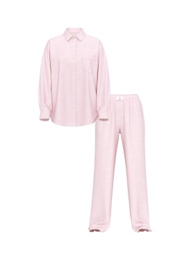 Пижама Modal-Cotton Long PJ Set Pink 