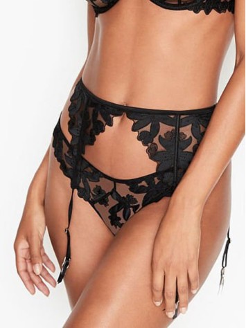Пояс VS Very Sexy Floral Appligue Garter