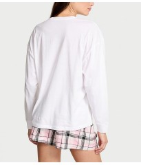 Піжама Cotton PJ Set Long sleeve plaid