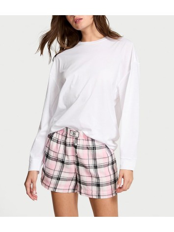 Пижама Cotton PJ Set Long sleeve plaid