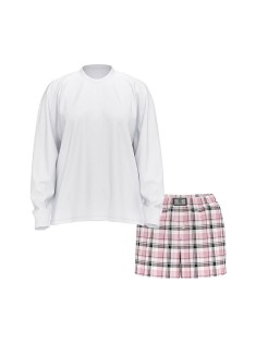 Пижама Cotton PJ Set Long sleeve plaid