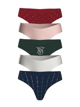 Набор трусиков 5-Pack No-Show Thong Panties Multi color