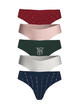 Набор трусиков 5-Pack No-Show Thong Panties Multi color