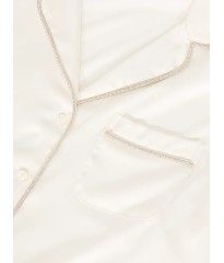 Піжама Signature Satin Shine Long Pajama Set White