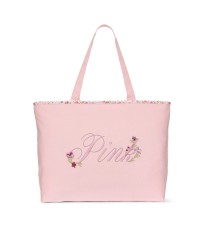 Сумка PINK Floral Canvas Tote Bag