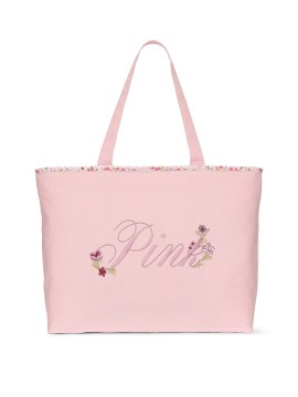 Сумка PINK Floral Canvas Tote Bag