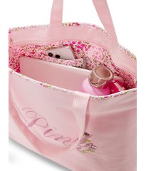 Сумка PINK Floral Canvas Tote Bag