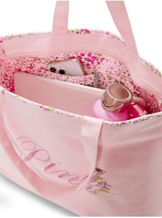 Сумка PINK Floral Canvas Tote Bag