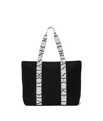 Сумка Black Tote Bag Logo Accent White