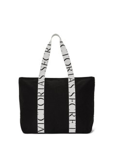 Сумка Black Tote Bag Logo Accent White