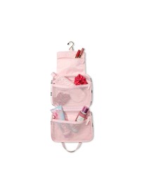 Косметичка Travel Hanging Toiletry Bag Pink And Black Stripe