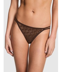 Трусики Logo Mesh Strappy Cheeky Panty Ganache