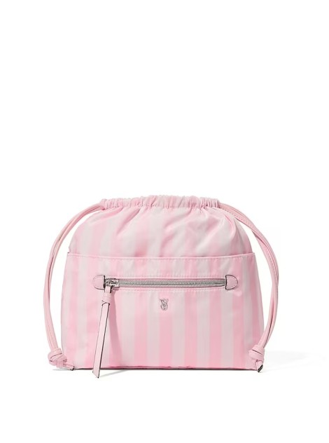Косметичка Iconic Stripe Pink Cinch Makeup Bag
