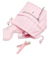 Косметичка Iconic Stripe Pink Cinch Makeup Bag