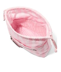 Косметичка Iconic Stripe Pink Cinch Makeup Bag