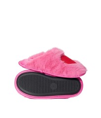 Капці для дому Luxe Plush Closed-Toe Slippers Pink Red Heart