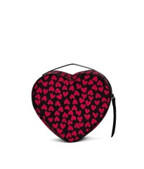 Косметичка Train Case Bag Black Grounded Heart