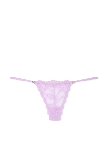 Трусики Lace Adjustable String Lilac