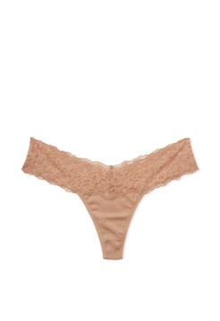 Трусики The Lacie Lace Thong Panty Praline