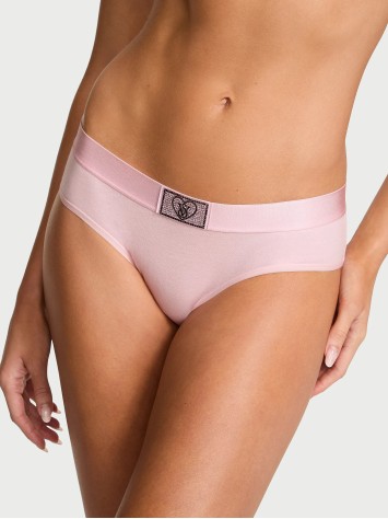 Трусики Cotton Shine Patch Hiphugger Panty Pink
