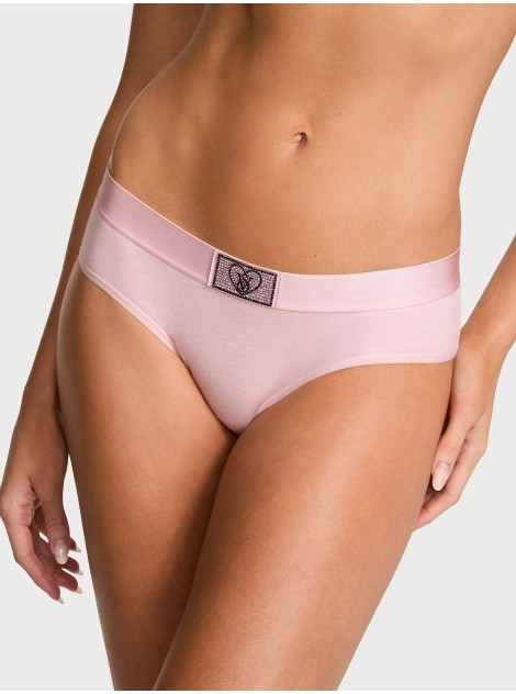Трусики Cotton Shine Patch Hiphugger Panty Pink