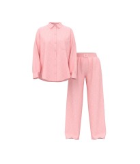 Піжама Modal-Cotton Long Pajama Set Angel Pink