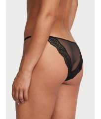 Трусики Lace String Bikini Panty Black & Purest Pink