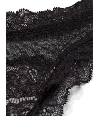 Трусики Lace String Bikini Panty Black & Purest Pink