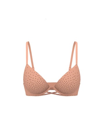 Бюстгальтер Sparkle Crystal Shine Cradle Push-Up Bra Desert Blush