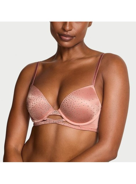 Бюстгальтер Sparkle Crystal Shine Cradle Push-Up Bra Desert Blush